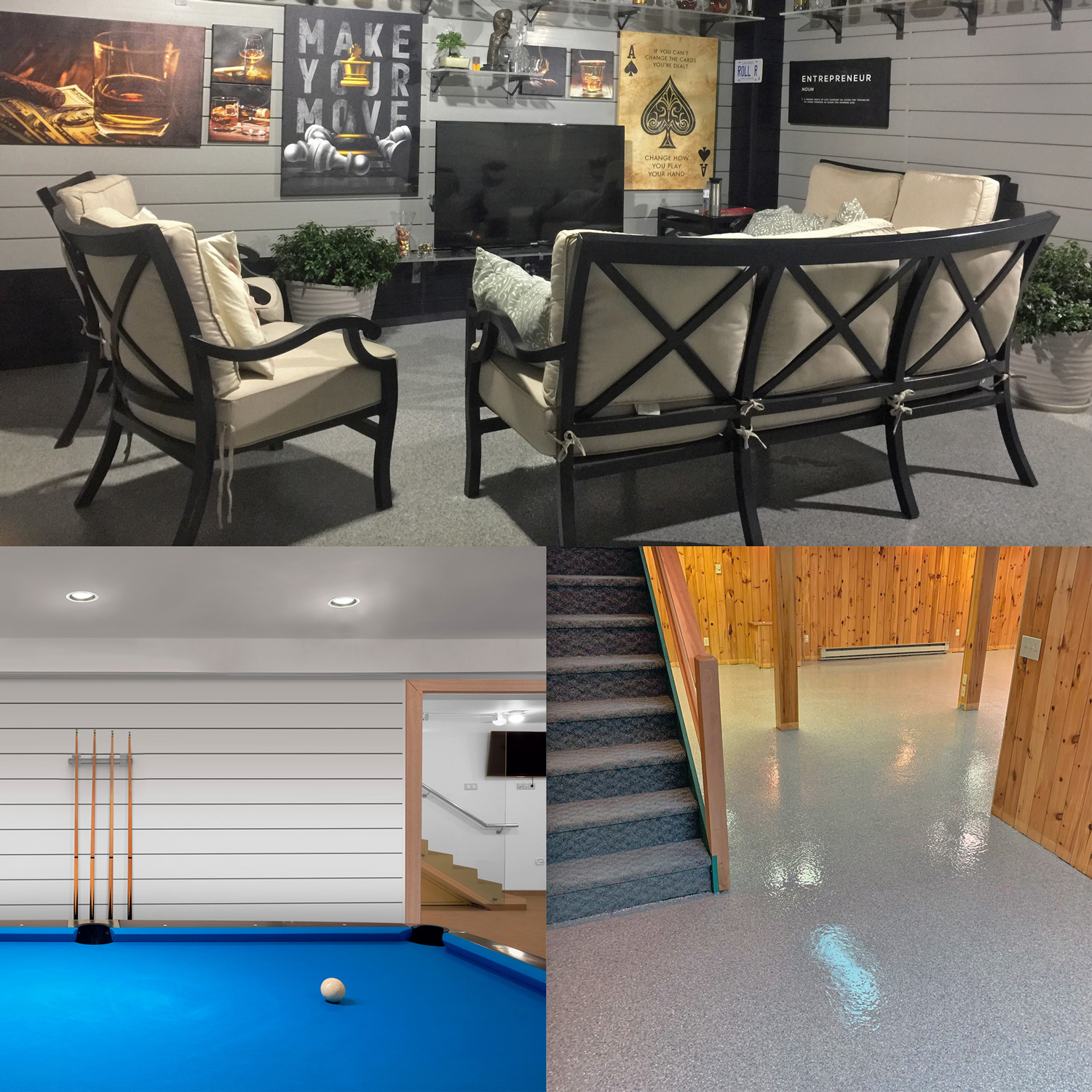 Garage Kings basement flooring